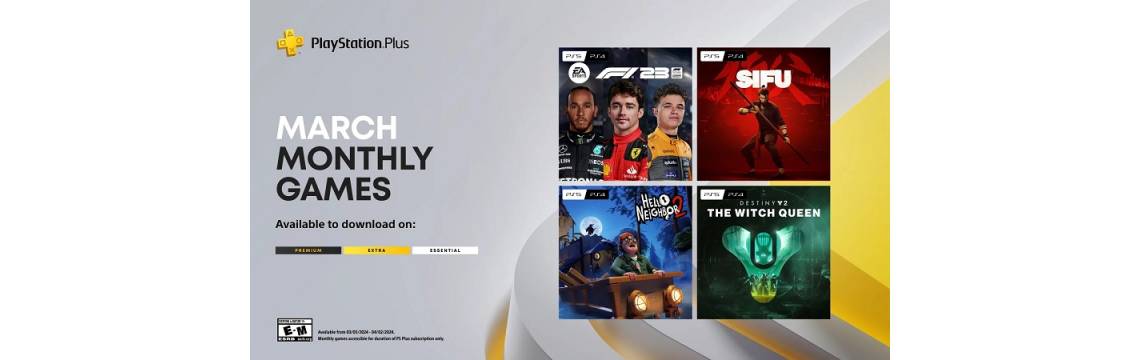 Які ігри роздаватимуть у PS Plus у березні