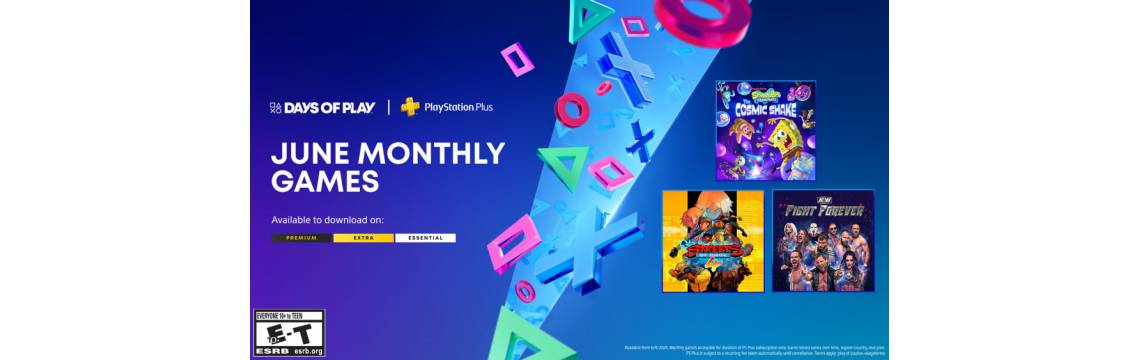 Які ігри роздаватимуть у PS Plus у червні