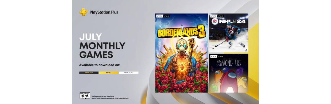 Безкоштовні ігри PS Plus за липень 2024 року