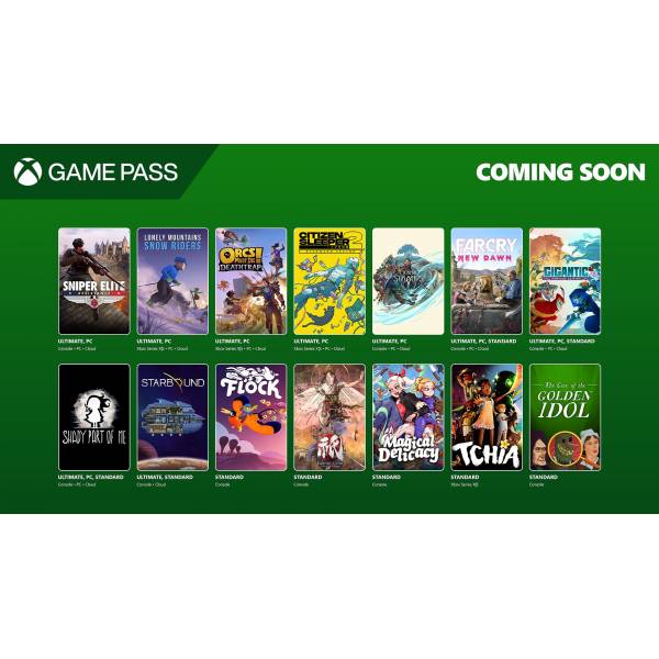 Microsoft оголосила 18 новинок Xbox Game Pass
