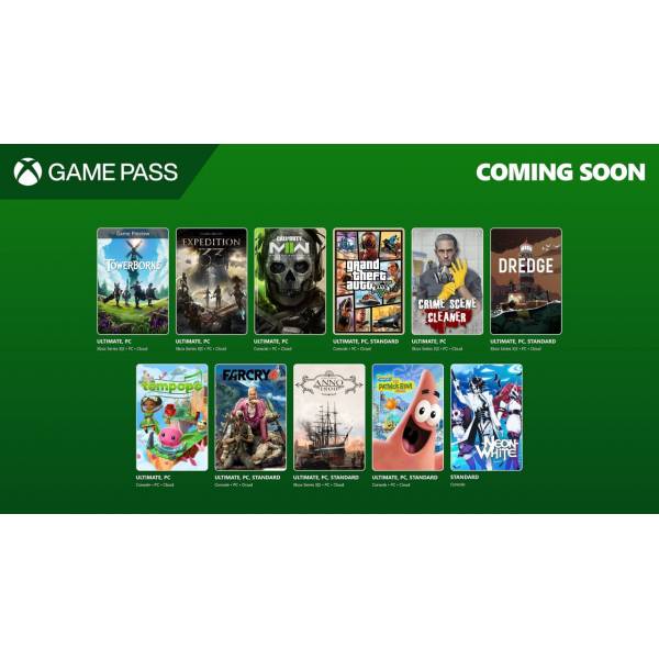 Оновлення Game Pass  в другій половині квітня