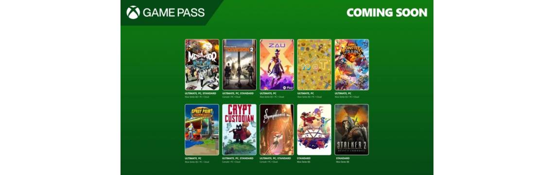 Поповнення каталогу Xbox/PC Game Pass у другій половині травня 2025 року
