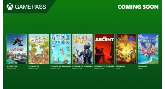 Поповнення Game Pass: перша половина липня