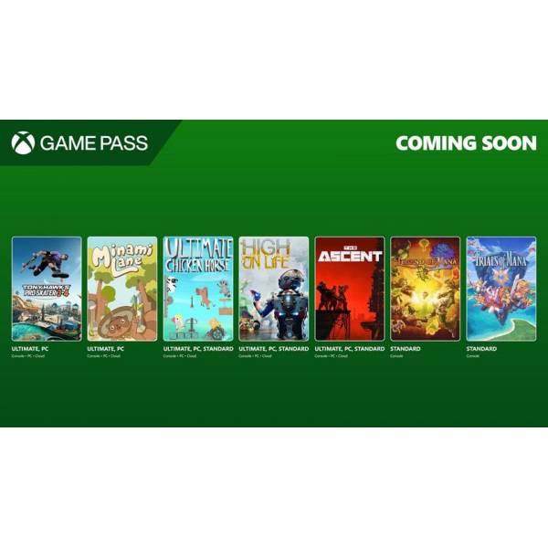 Поповнення Game Pass: перша половина липня