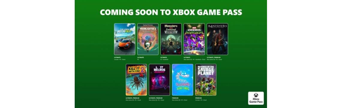 Ігри поповнять каталог Game Pass у другій половині листопада 2025