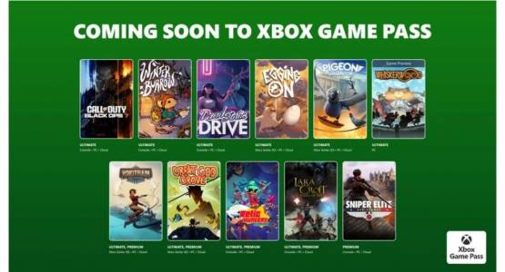 Каталог Game Pass у першій половині листопада 2025