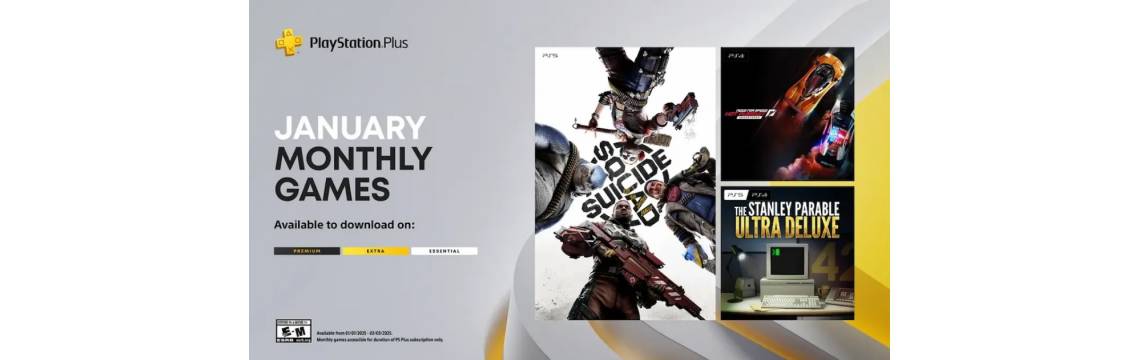 Які ігри роздаватимуть у PS Plus у січні 2025 року