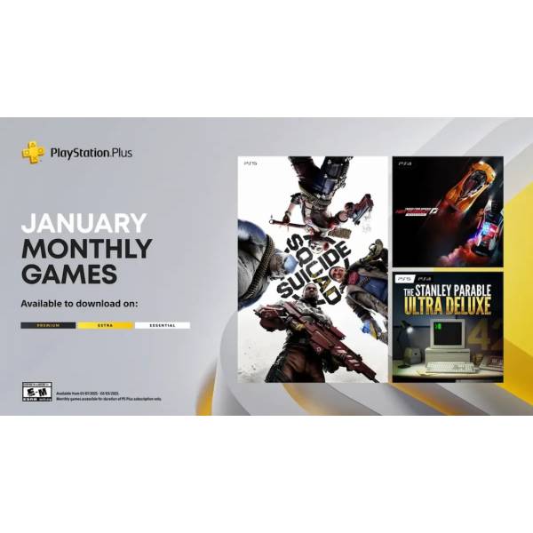 Які ігри роздаватимуть у PS Plus у січні 2025 року