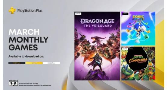 PlayStation Plus — перелік ігор у березні