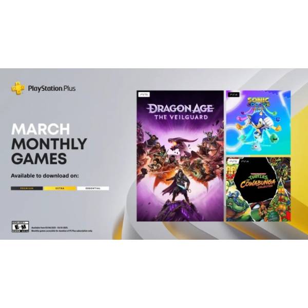 PlayStation Plus — перелік ігор у березні