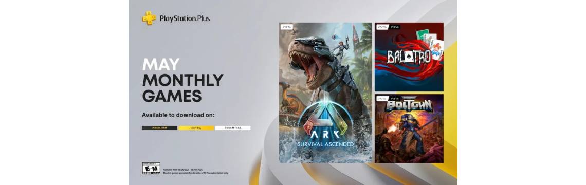 Щомісячні ігри PlayStation Plus на травень
