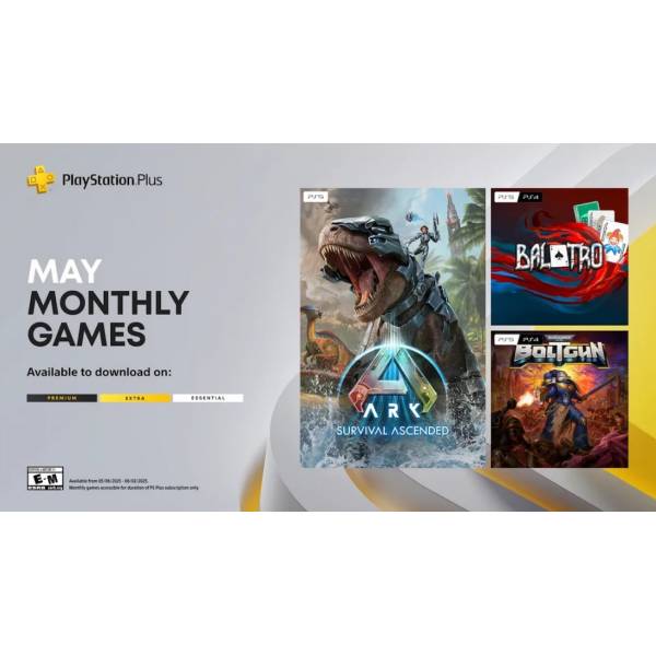 Щомісячні ігри PlayStation Plus на травень