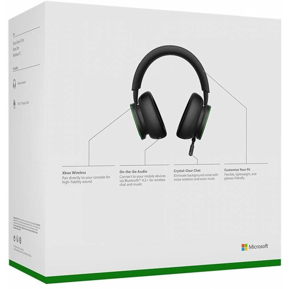 НОВА 2024 Бездротова гарнітура Xbox Wireless Headset для Xbox Series, Xbox One, ПК (Xbox Wireless Headset) фото 3