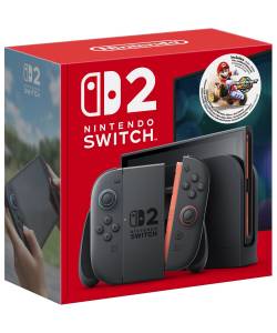Nintendo Switch 2 Black Mario Kart World Bundle