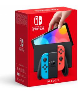 Ігрова консоль Nintendo Switch OLED (червоний/синій)