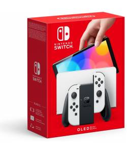 Ігрова консоль Nintendo Switch OLED (біла)
