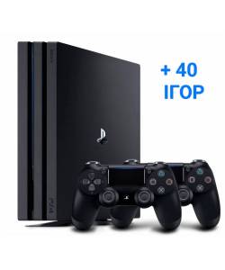 Б/В Sony Playstation 4 Pro 1 Тб + Dualshock 4 + 40 ігор