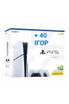 Sony PlayStation 5 Slim Blu-Ray Edition + DualSense + 40 ігор на 12 місяців (PS 5 Slim Blu-Ray Edition) фото 2