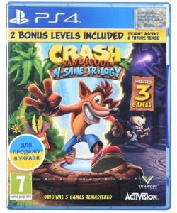 Crash Bandicoot N. Sane Trilogy (PS4) (Англійська версія)
