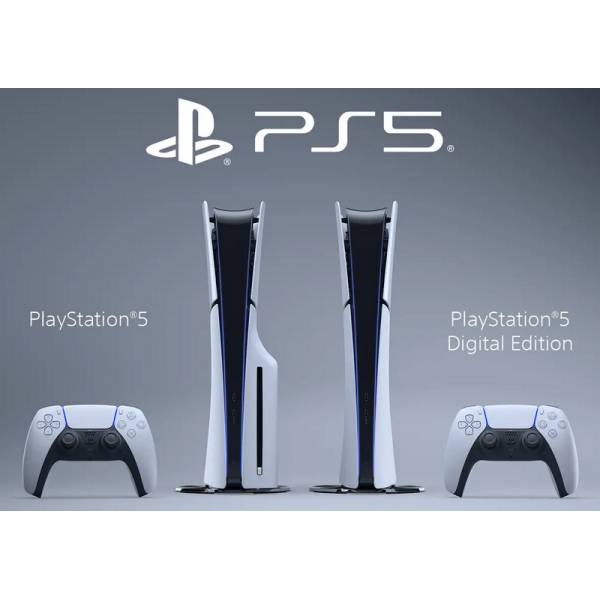 Вже вийшла Sony Play Station 5 Slim у версії з дисковводом та без 